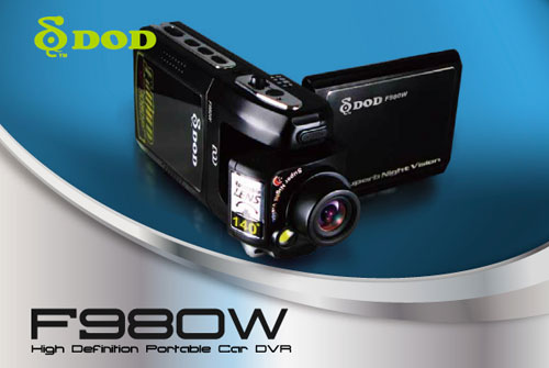In Auto-Kamera - DOD F980W + WDR