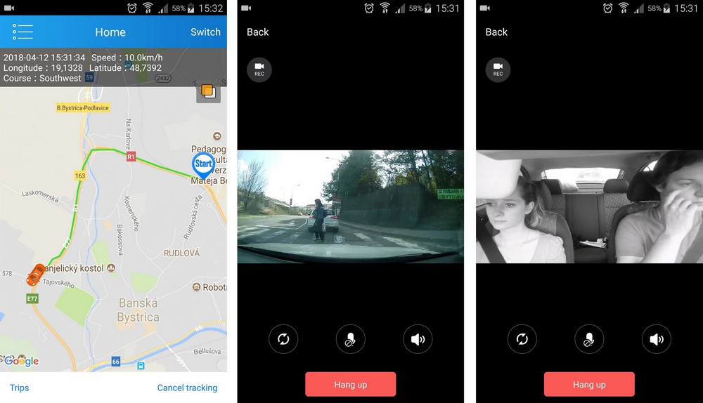 Dual-Autokamera-App