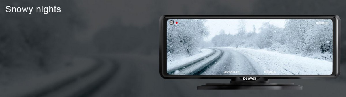 Autokamera für Schnee duovox v9