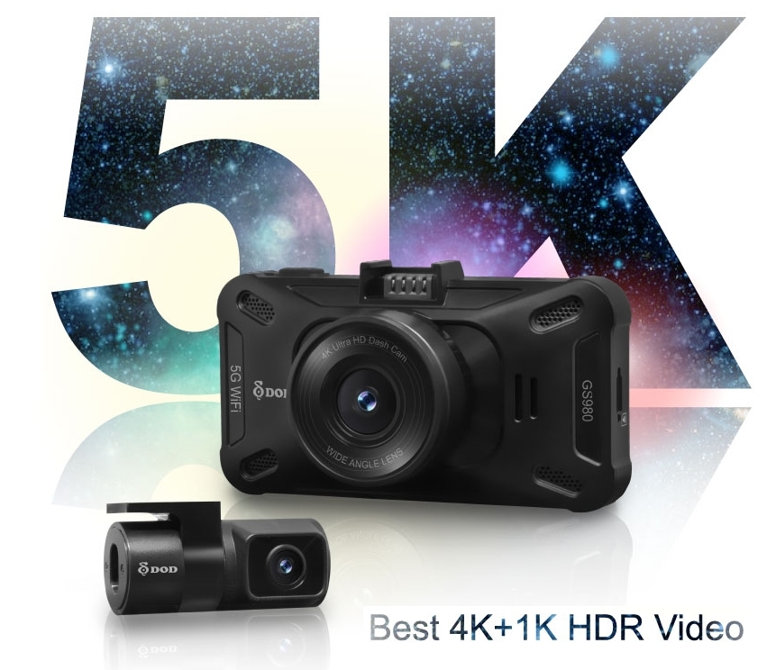 Autokamera DOD GS980D - Dual 4k + 1K mit GPS + 5GHz WiFi