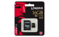 Kingston microSDHC Karte 16GB Klasse 10