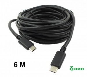 6M USB-C Verlängerungskabel für DOD GS980D Rückfahrkamera