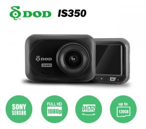 Mini Autokamera DOD IS350 mit 1080P + 150° + 2,5" Display