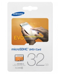 Micro sd 32 gb klasse 10 von samsung