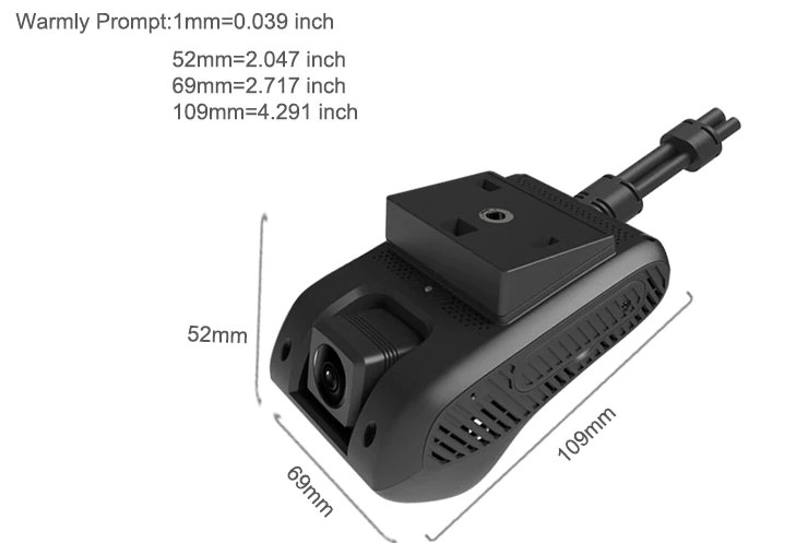 Mini Autokamera DOD IS350 mit 1080P + 150° + 2,5 Display